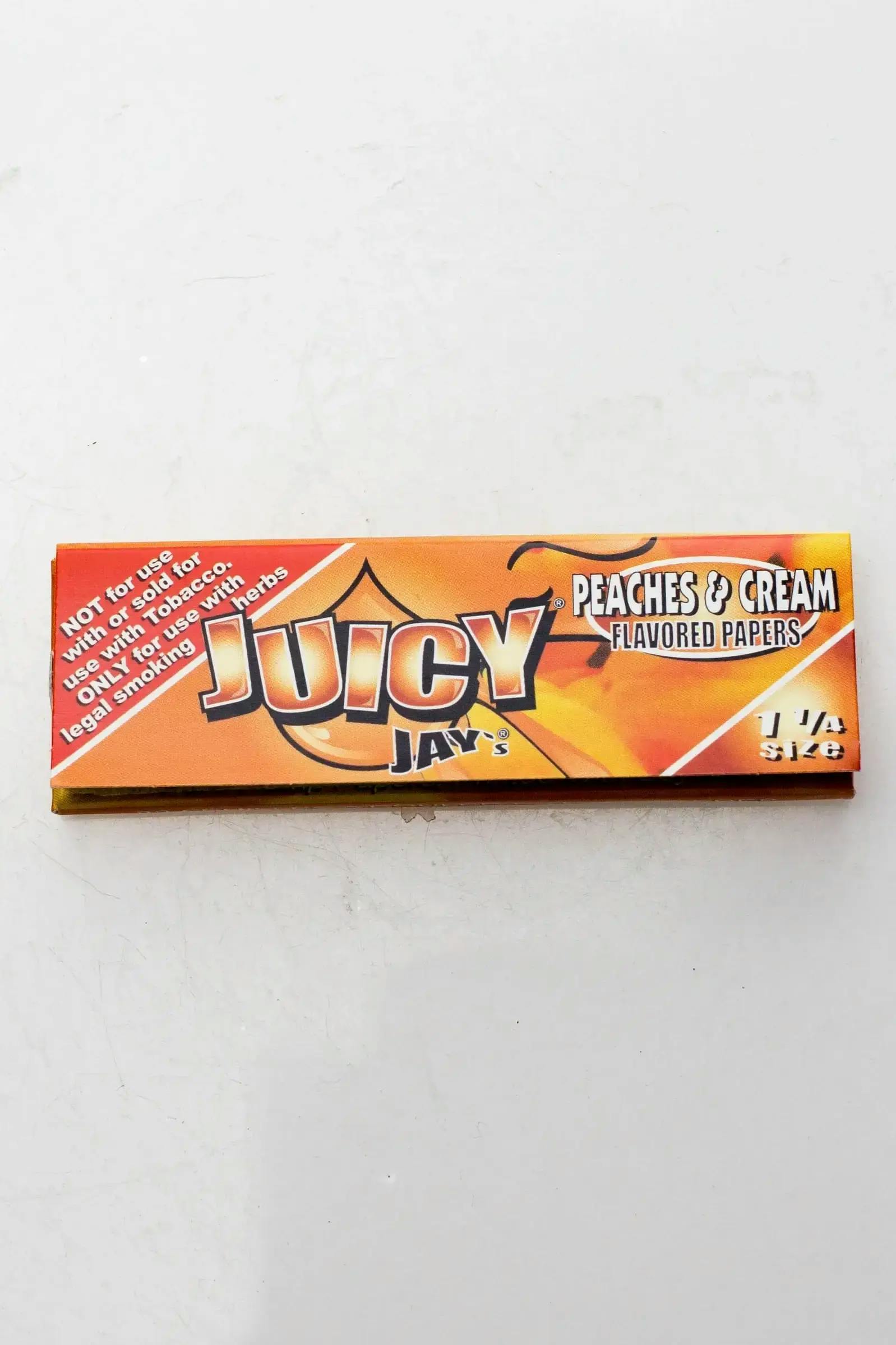 juicy j peach & cream rolling papers 1 1/4