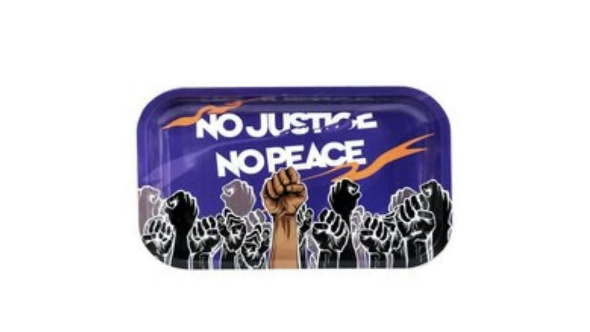 No peace rolling tray medium