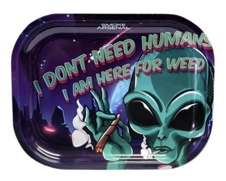 Here for Weed Metal Rolling Tray - SmalL