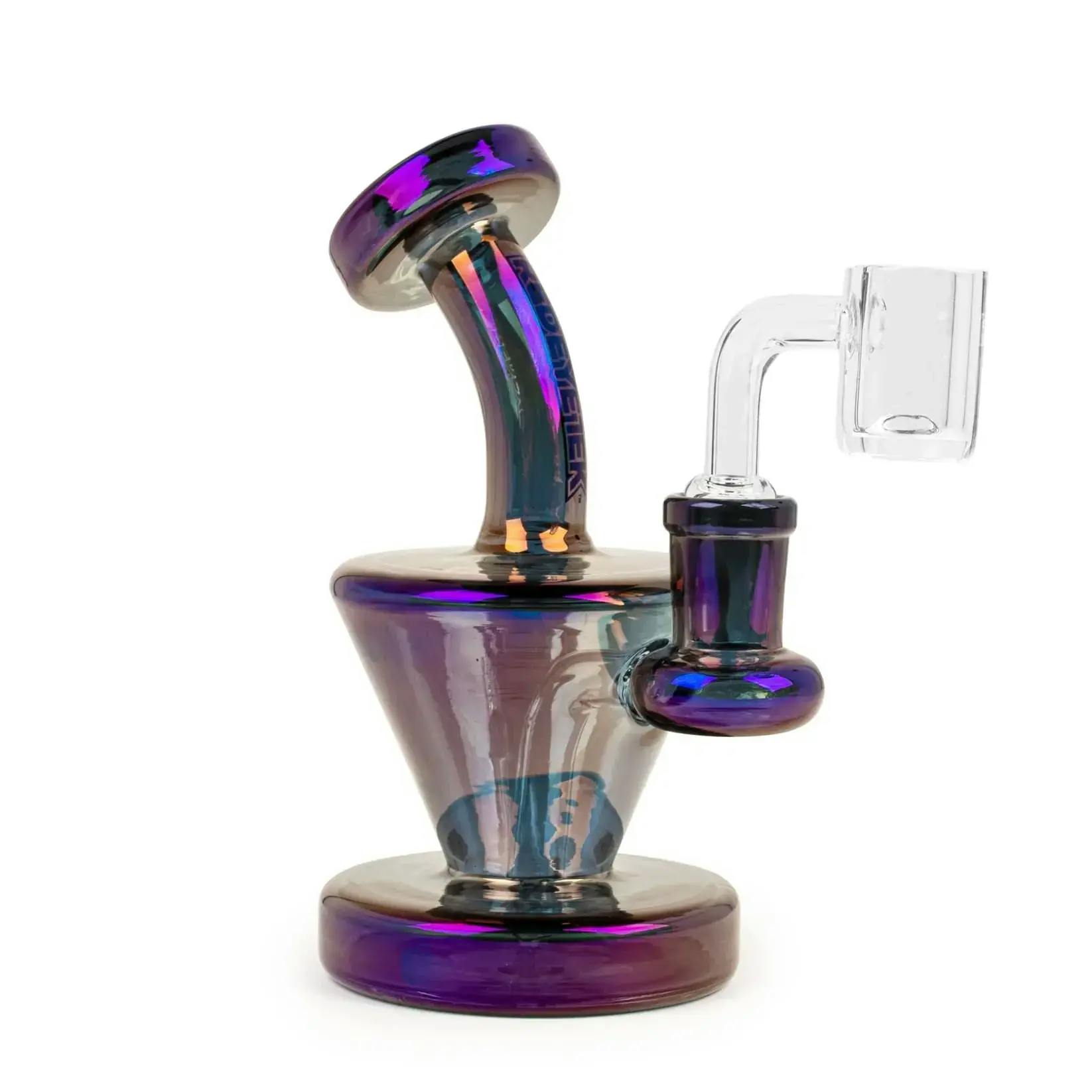 RED EYE TEK 5.5" Metallic Terminator Finish Quantum Concentrate Rig-Blue