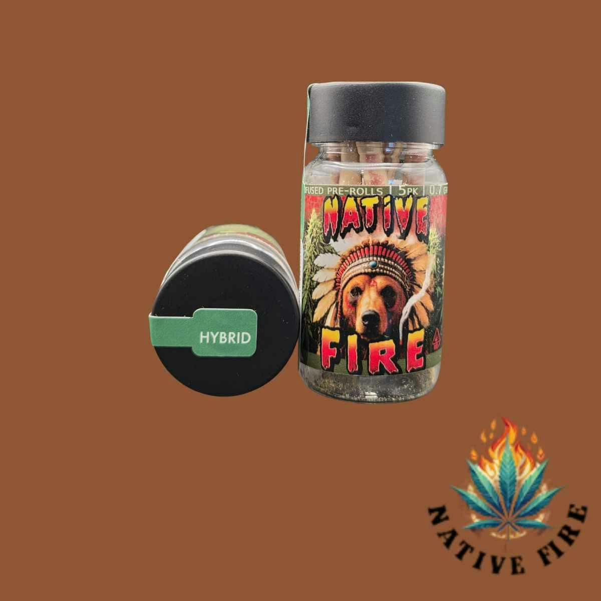 Native Fire 3.5g Mini Tokes 5pk -Fruit Roll- Upz