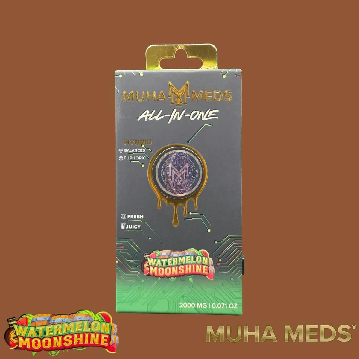 Muha Meds 2g Disposable- Watermelon Moonshine