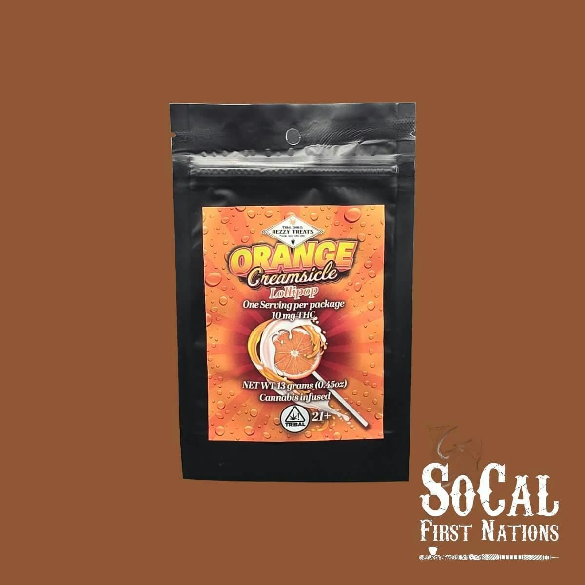 Rezzy Treat 10mg Lollipop- Orange Creamsicle
