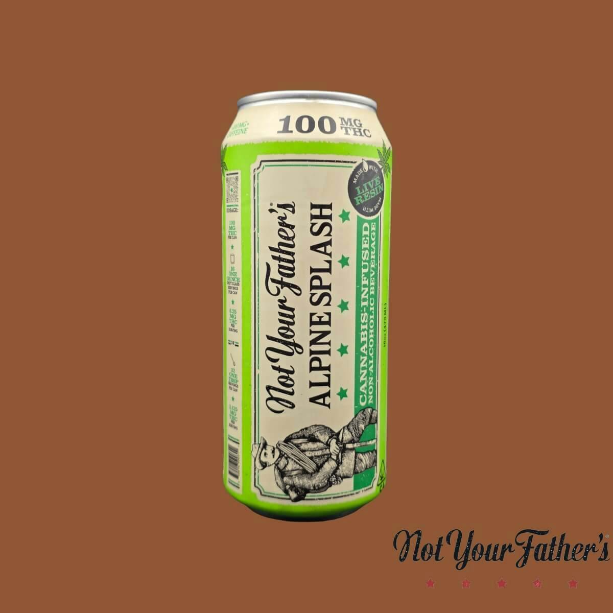 Not Your Father's Live Resin 100mg- Alpine Splash Soda