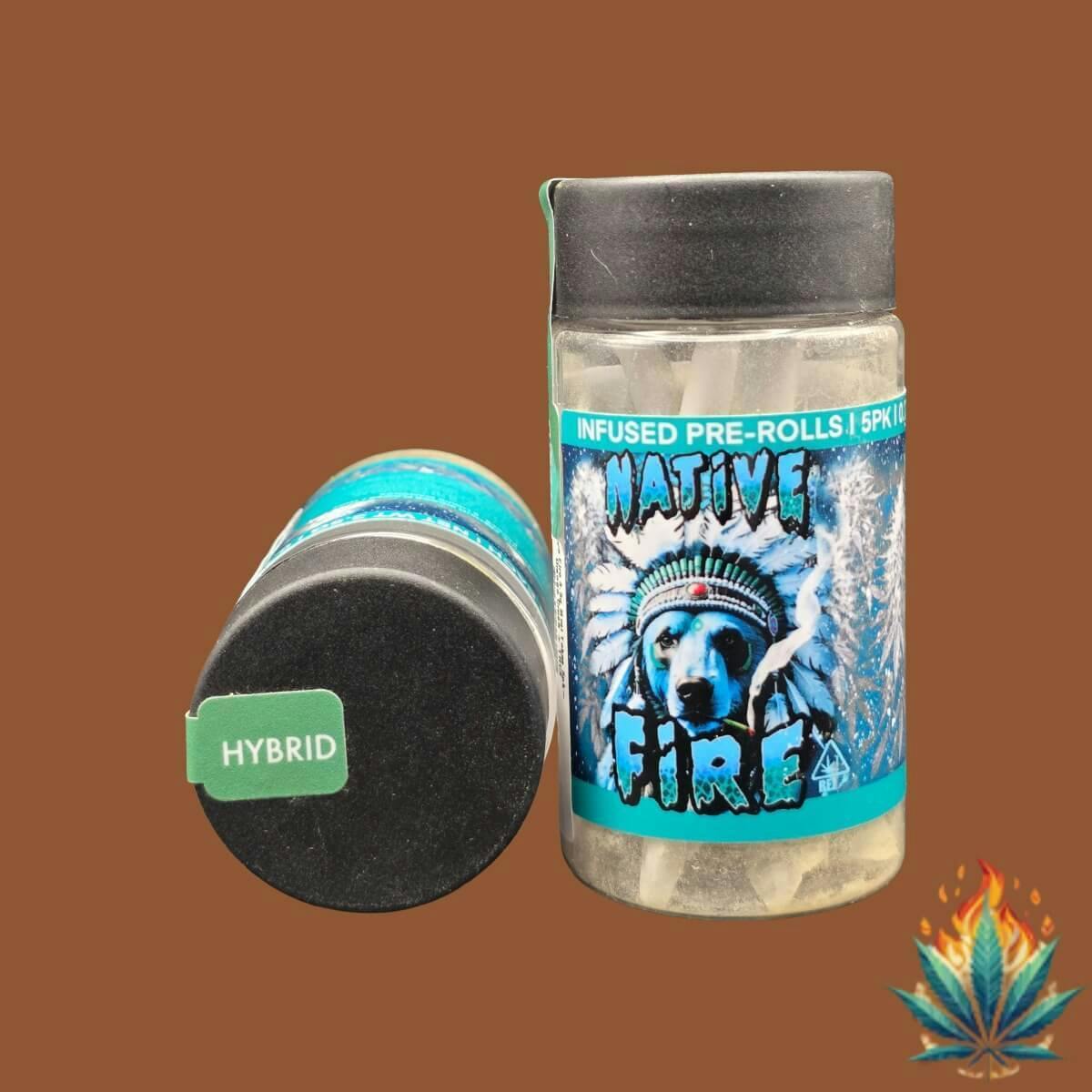 Native Fire 3.5g Mini Tokes 5 pk- Starburst + THCA