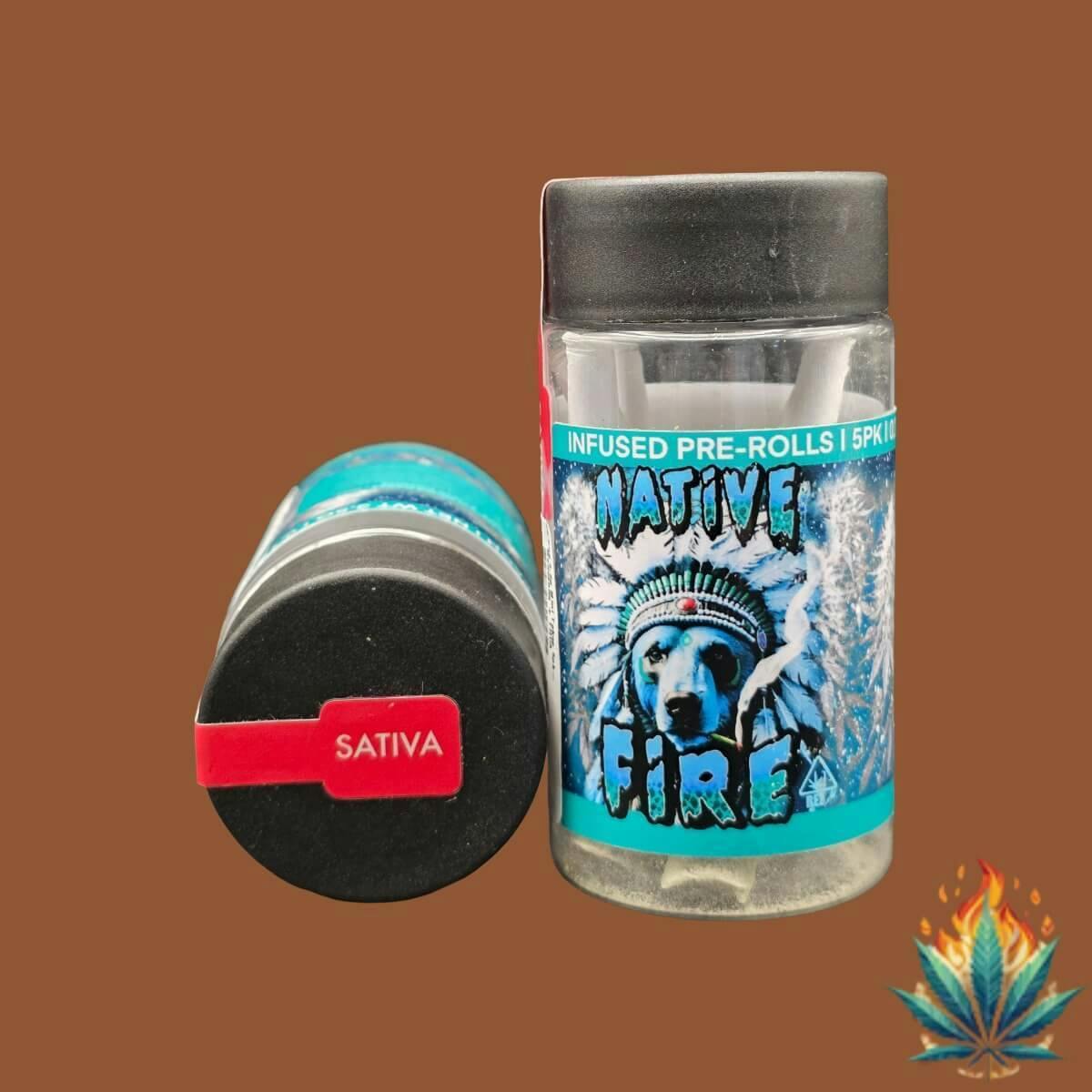 Native Fire 3.5g Mini Tokes 5pk- Blue Dream + THCA