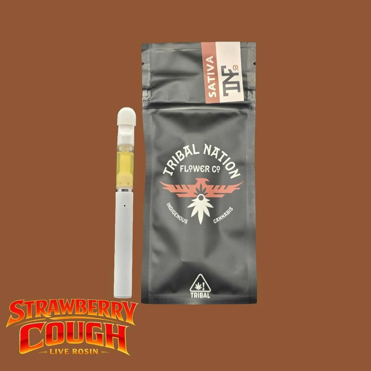 TNFC 1g Live Rosin Disposable- Strawberry Cough