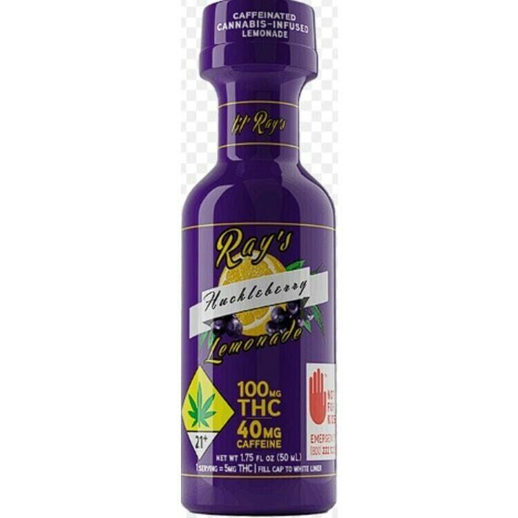 Caffeine Huckleberry Lemonade - SHOOTER - (100mg) - LIL RAYS