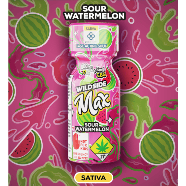 Sour Watermelon - SHOT - (105mg) - WILDSIDE MAX