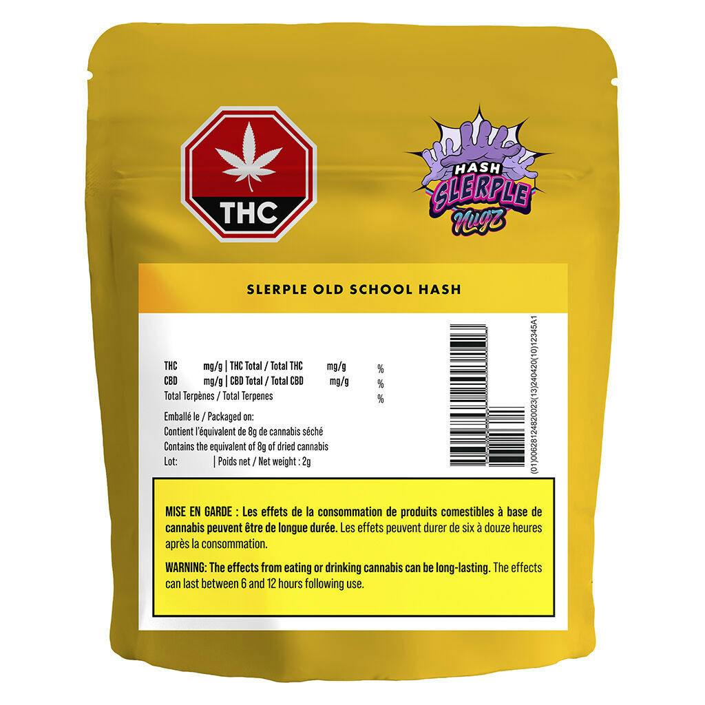 Nugz Hash - G Sherb Old School Hash - 2g