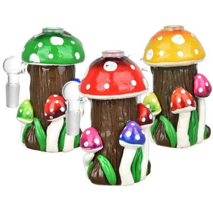 Shroom Cluster Glass & Enamel Ash Catcher