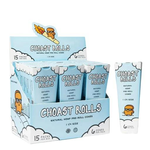 Choast Rolls 1 1/4 Pre-Rolled Cones 6pk