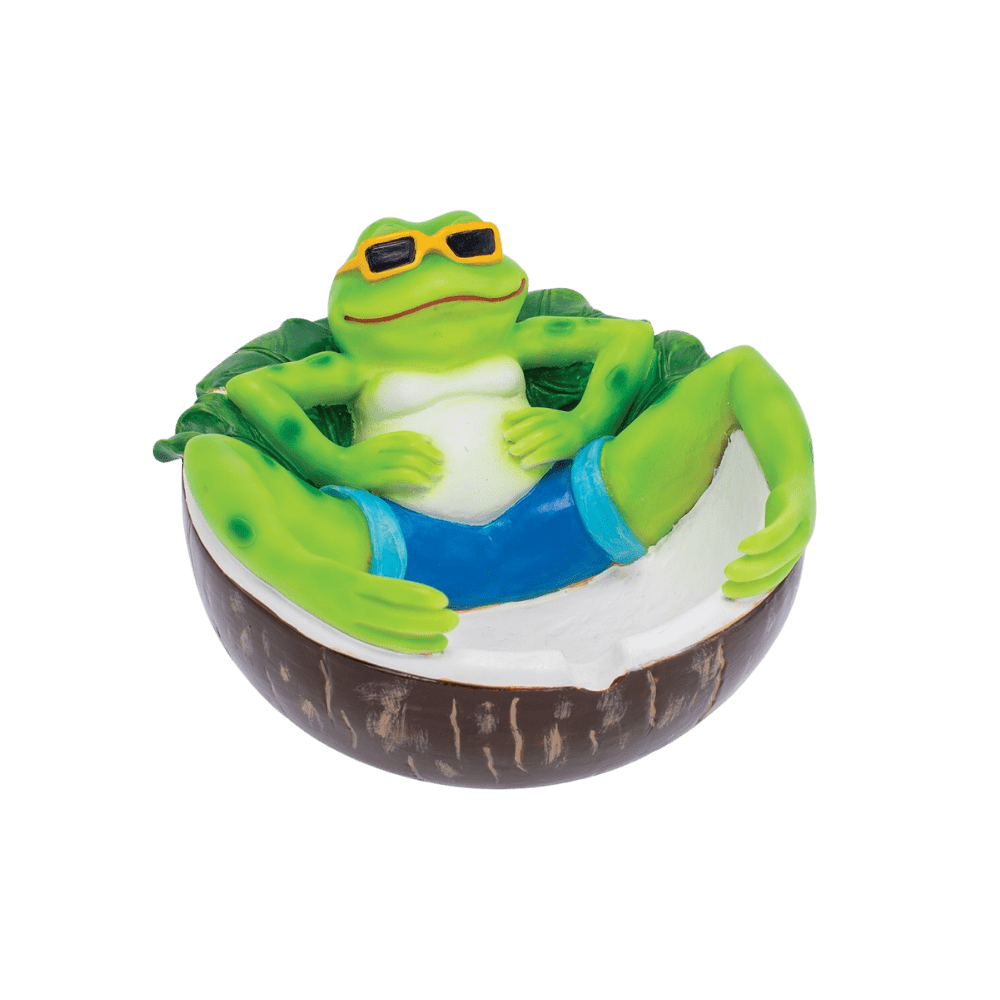 Fujima Chilling Green Frog Ashtray