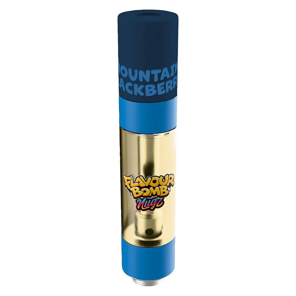 Nugz - Flavour Bomb Mountain Blackberry Liquid Diamond 510 Vape 0.95g 510 Thread Cartridges