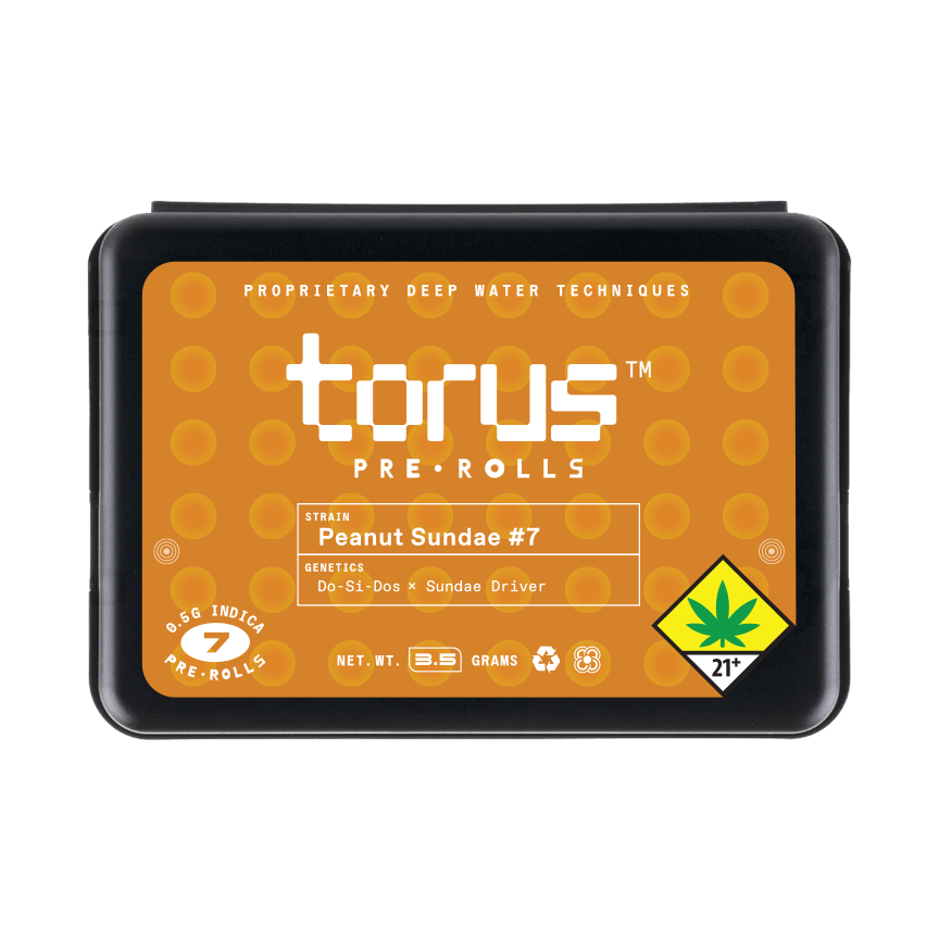 Peanut Sundae Prerolls 7pk 3.5g - Torus