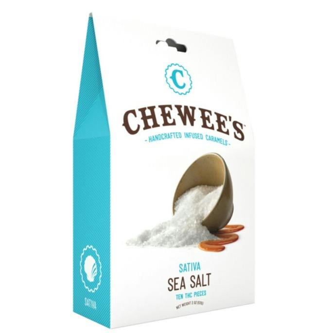 Sativa Sea Salt Caramel Chewees 100mg - Magic Kitchen