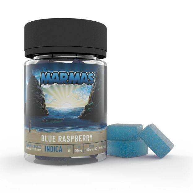 Indica Blue Raspberry Marmas 100mg - Marmas