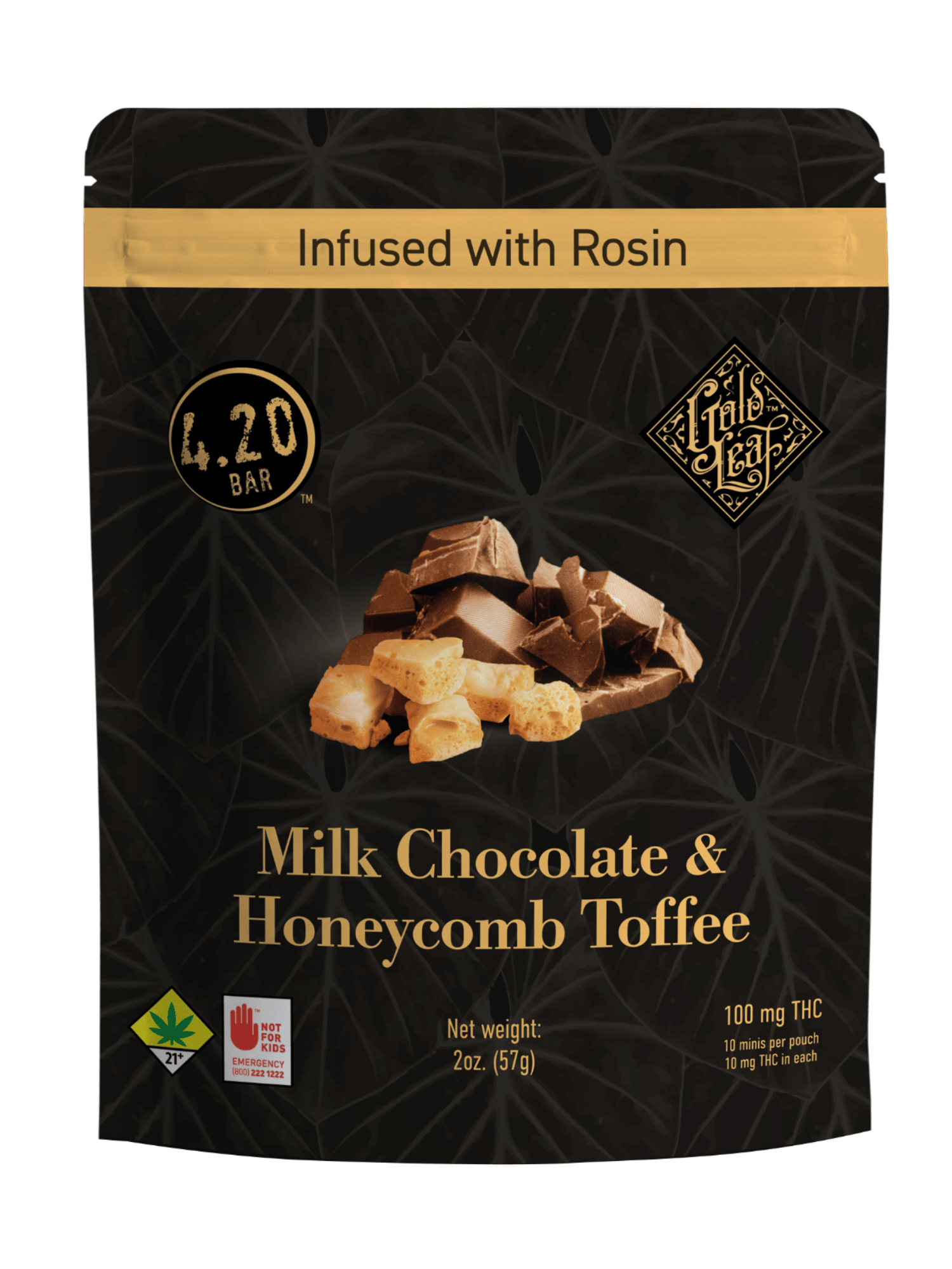 Milk Chocolate N Honeycomb Toffee Nut Minis 100mg - 4.20 Bar
