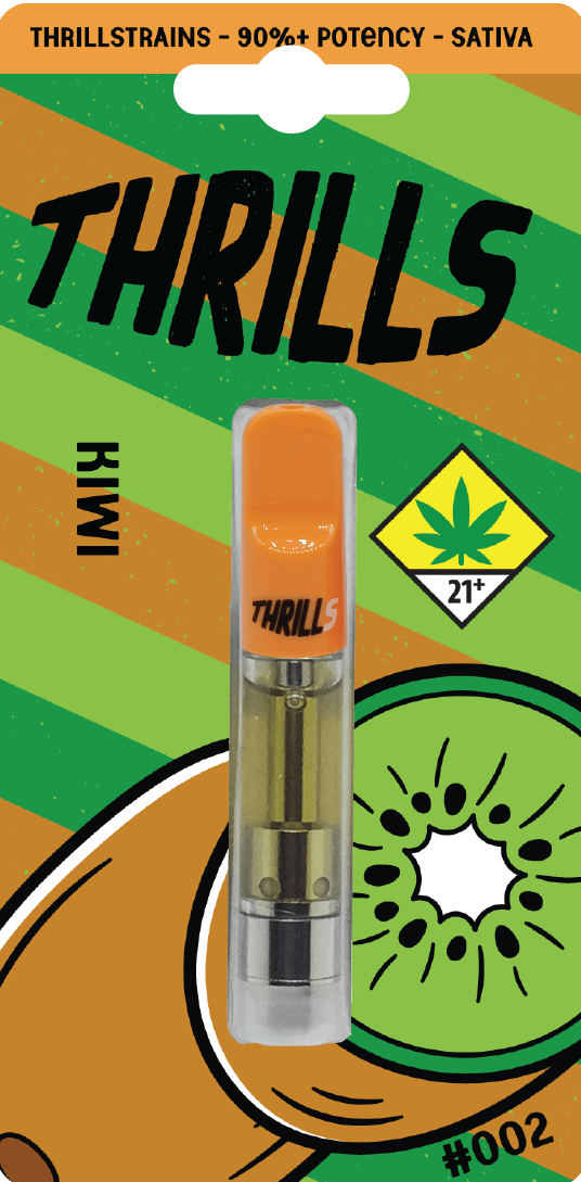 Kiwi Distillate Cartridge 1g - Thrills