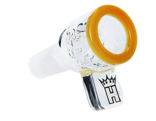 Screen Bowl with Color Accents - 14mm - Yellow