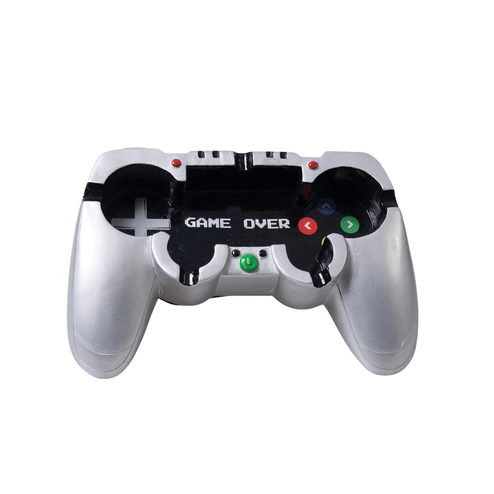 Game Remote Ashtray - Silver/Black