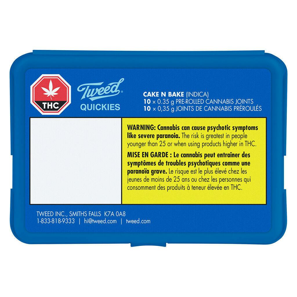 Quickies Citrus Candy Cake Pre-Rolls - 10x0.35g