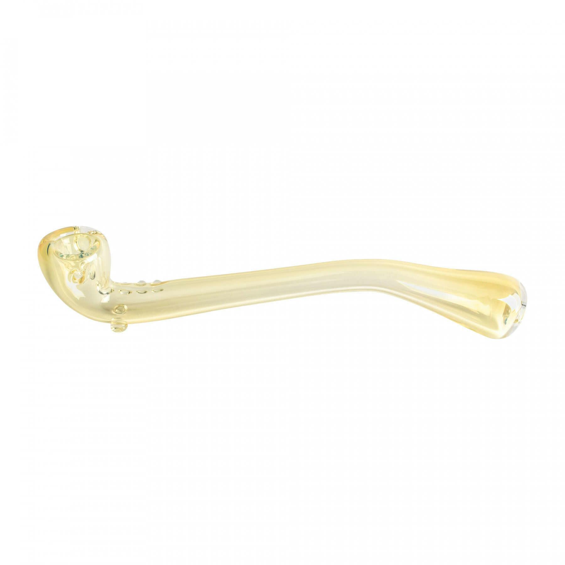 RED EYE GLASS 8" Solid Colour Sherlock Hand Pipe - Colour Changing