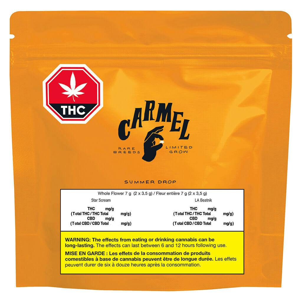 Carmel Summer Drop Dried Flower - 7g Indica