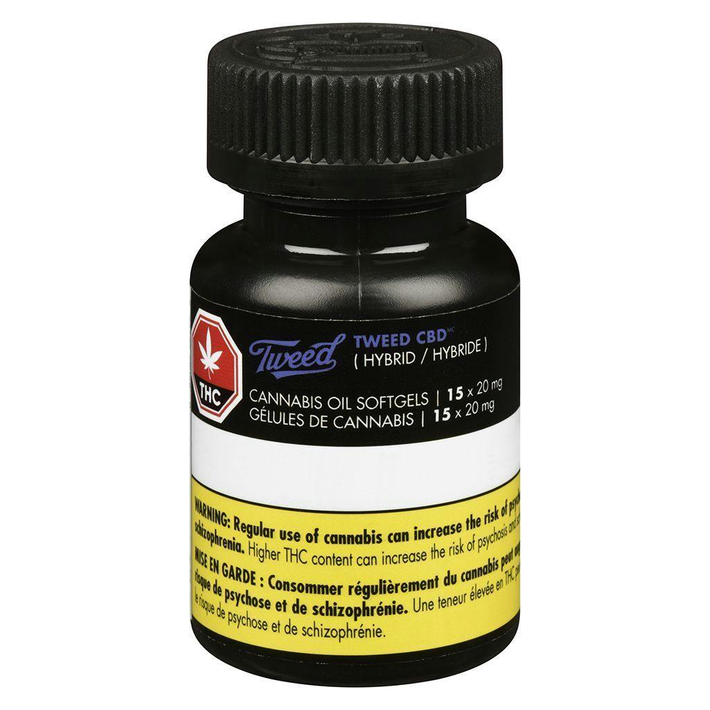 Tweed - CBD Softgels Hybrid - 30 caps