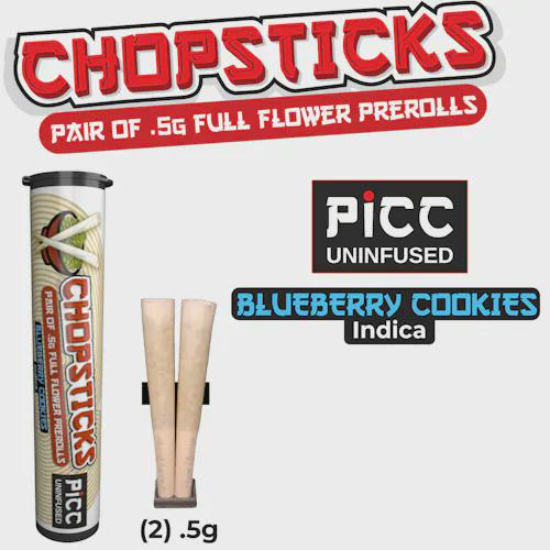 Chopsticks Blueberry Cookies