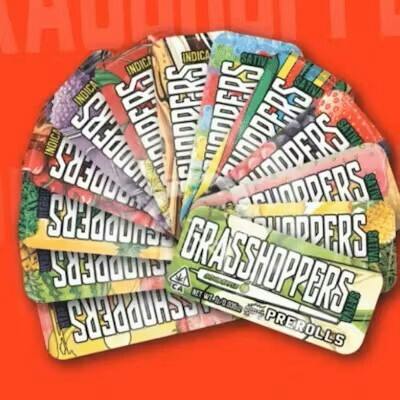 Grasshoppers - Infused Flavors Preroll 1g - Sour Apple