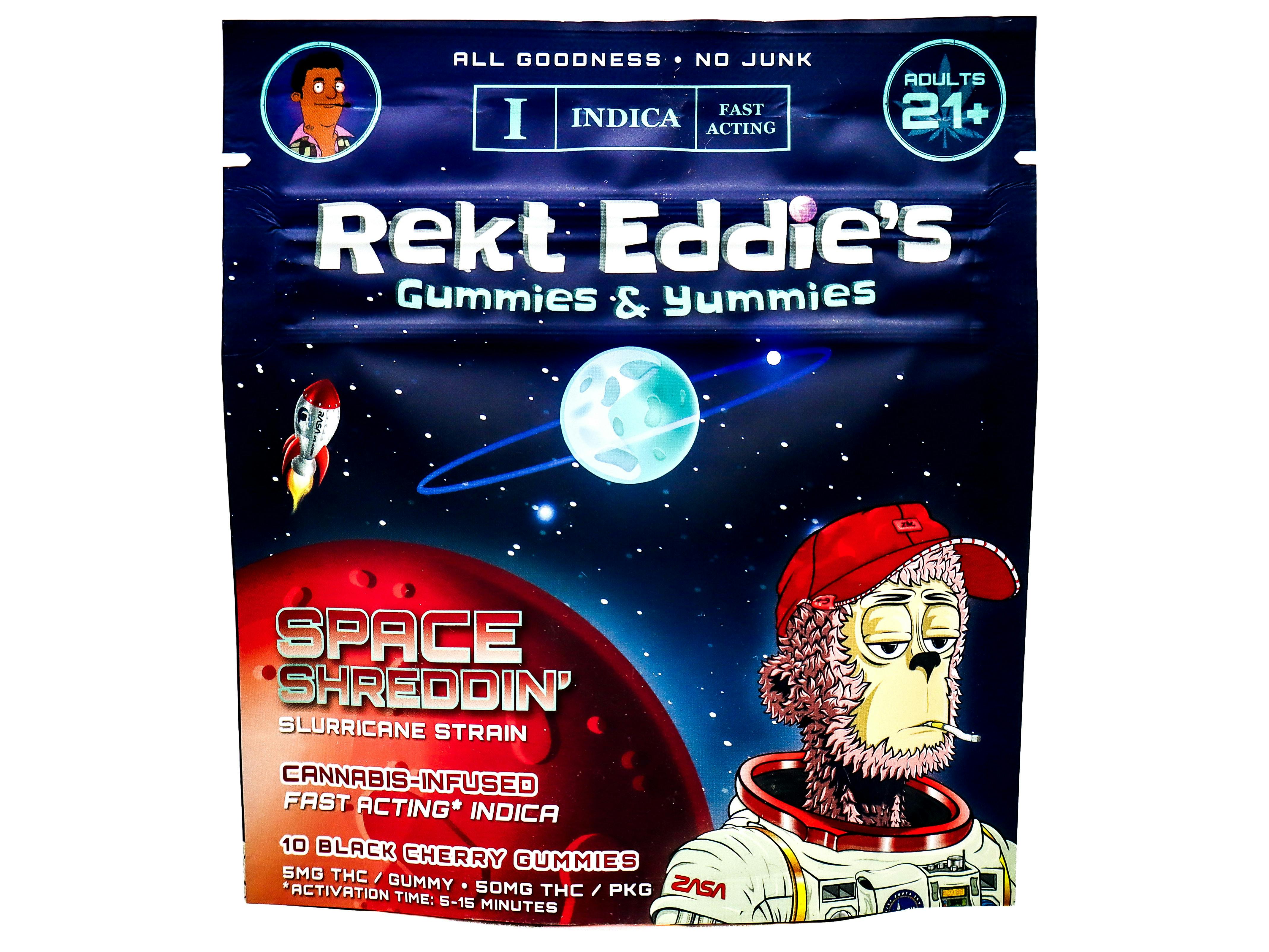 RKT Space Shreddin Slurricane Gummy 50mg THC 4046350754