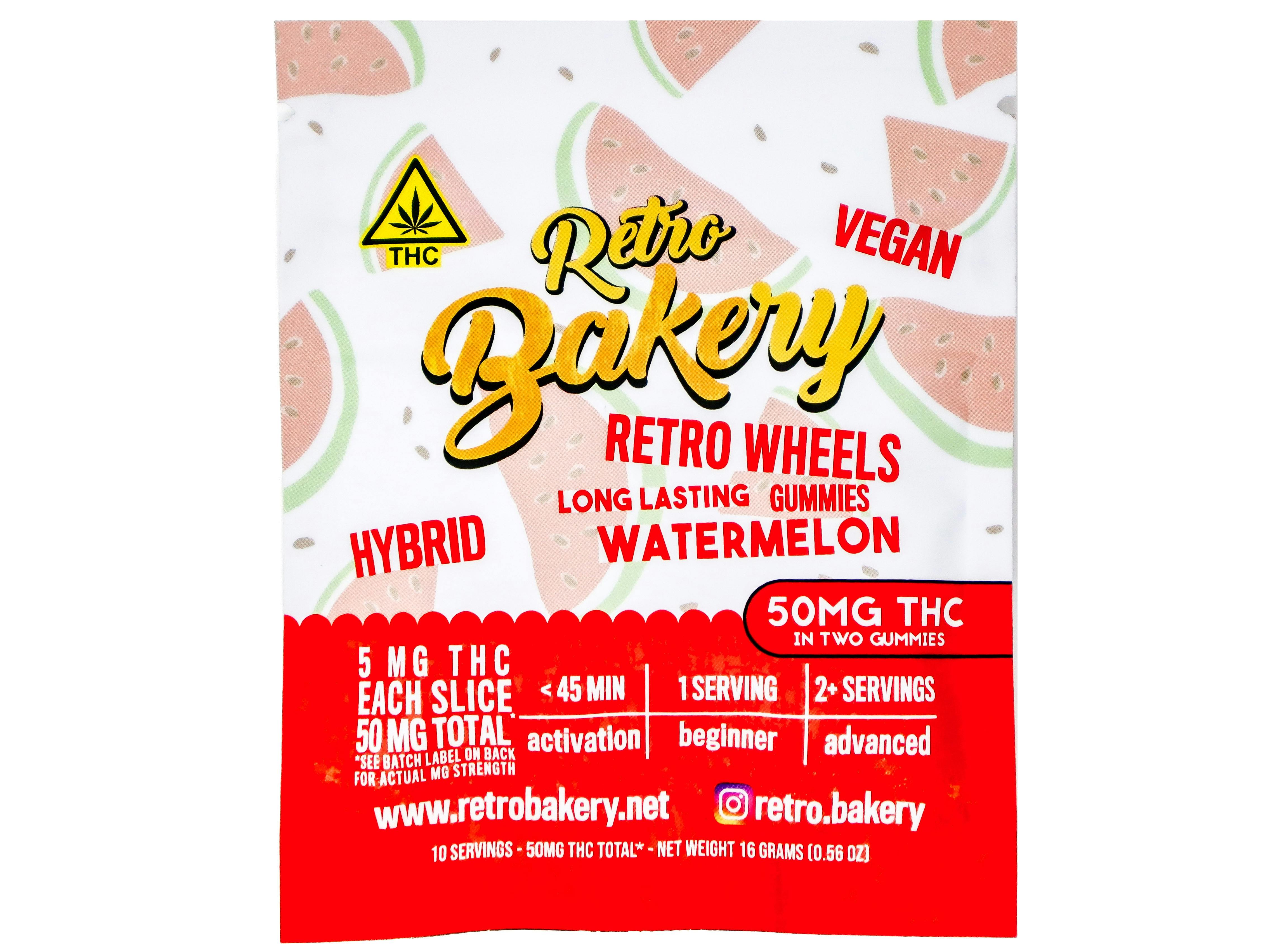 RBR Watermelon Gummy Wheel 50mg THC 3813520477