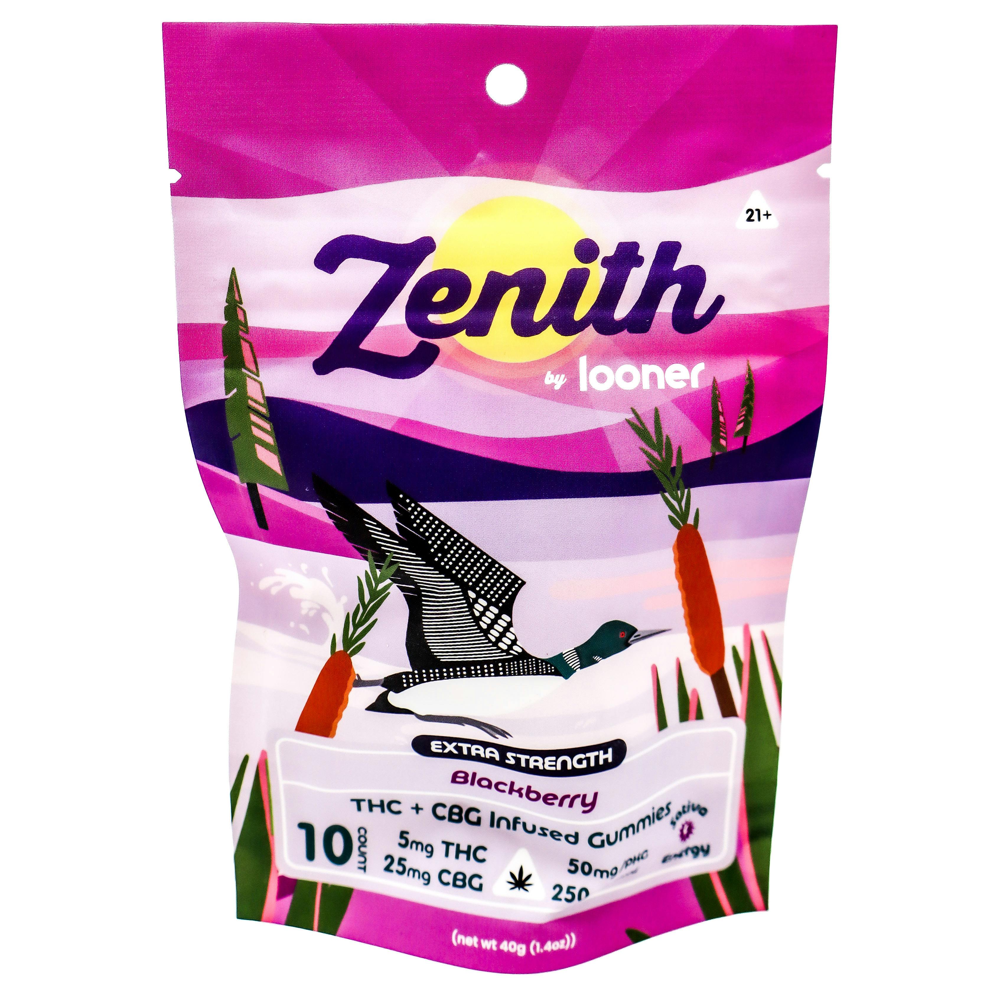 SCD Blackberry Zenith Gummies 50mg THC + 25mg CBG 7140904919