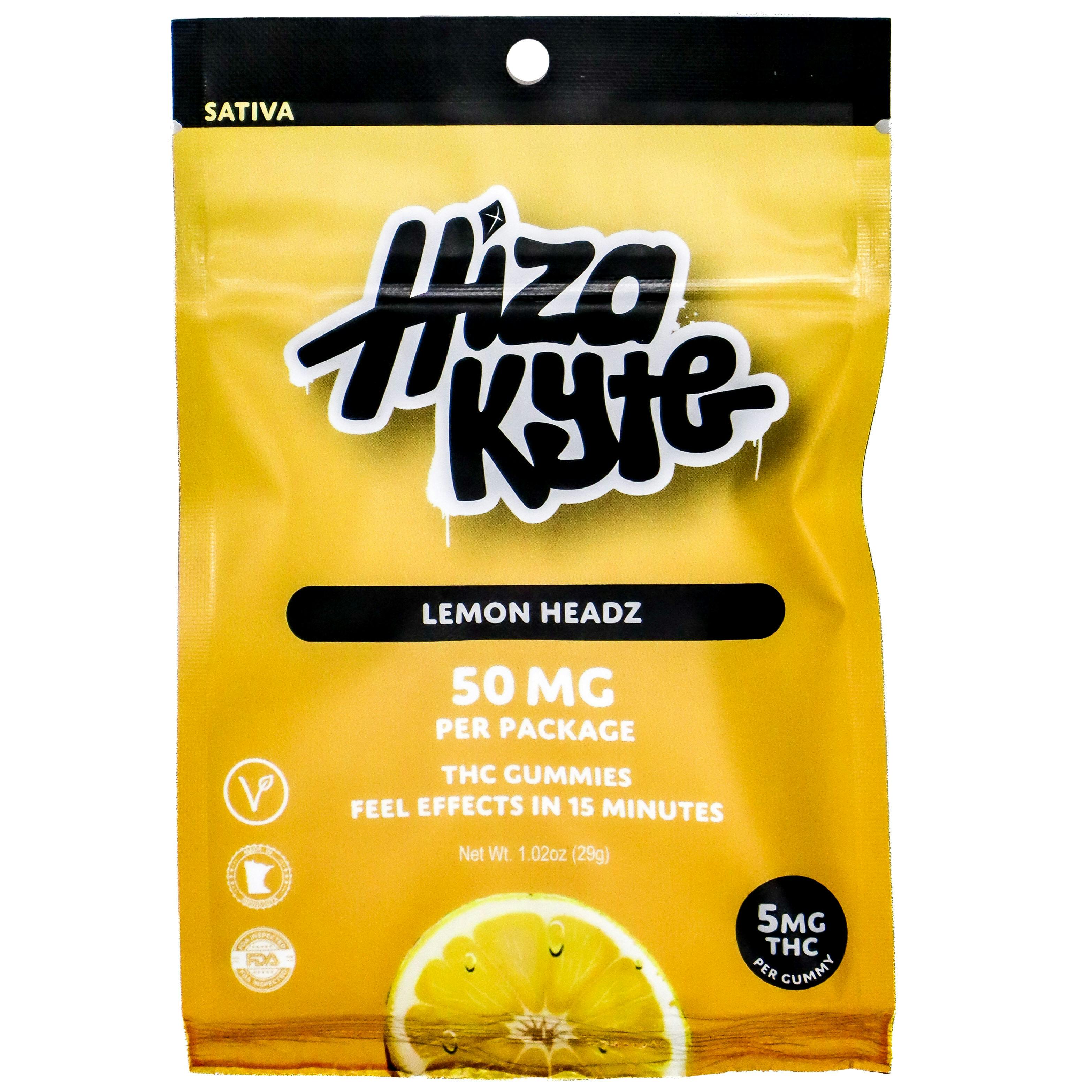 GRD Lemon Headz Gummies 50mg THC 8199667631 cannabis product