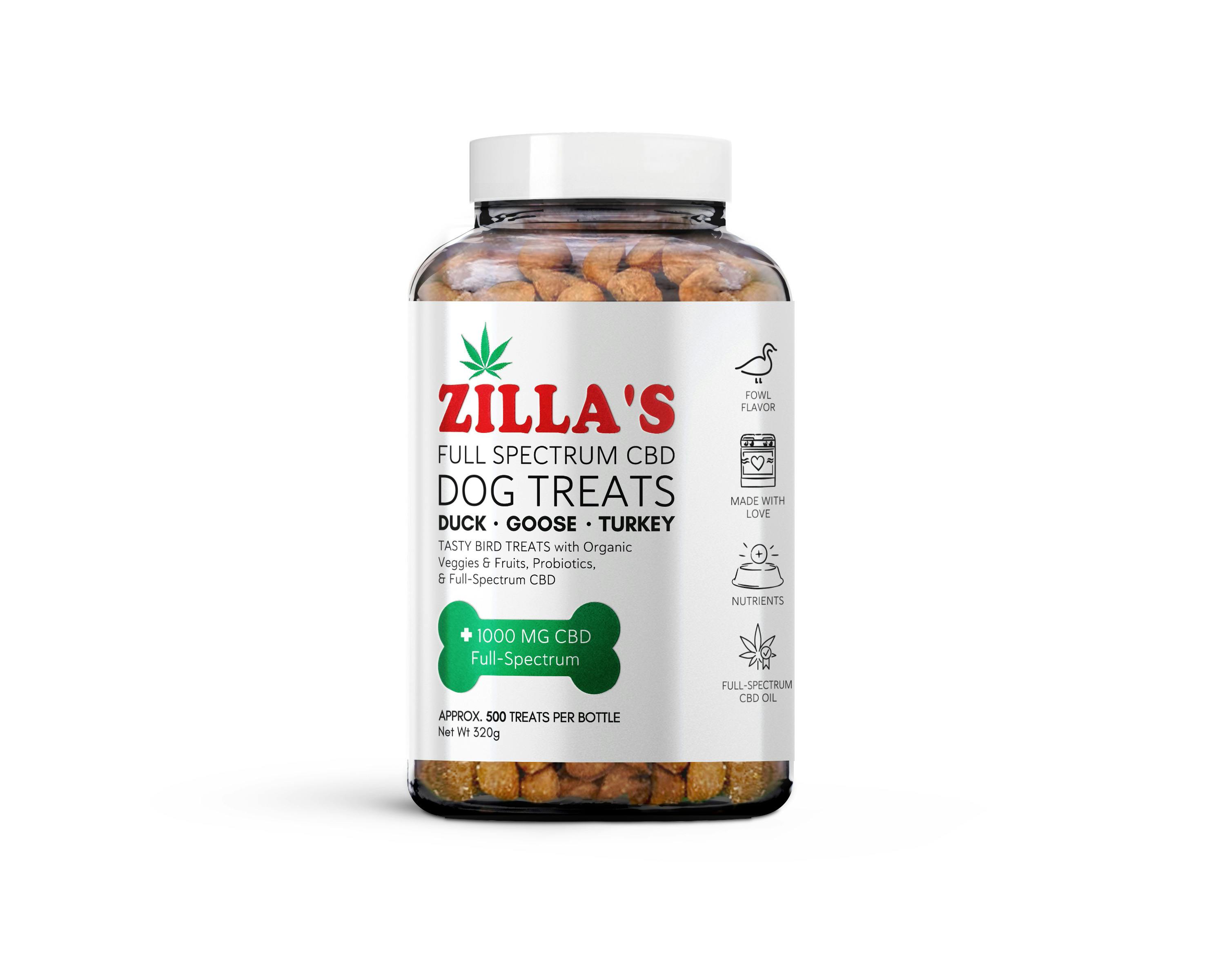 CBD | Dog Treats 1000mg Whitefish, Samon, and COD | Zilla's