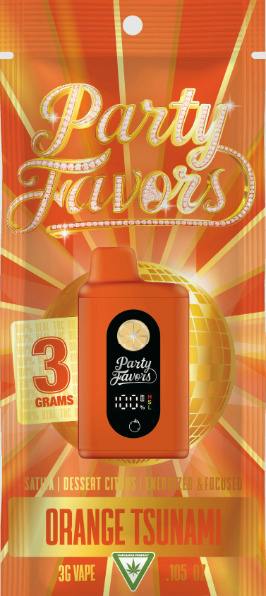 Orange Tsunami | 3g | Disposable | Party Favors