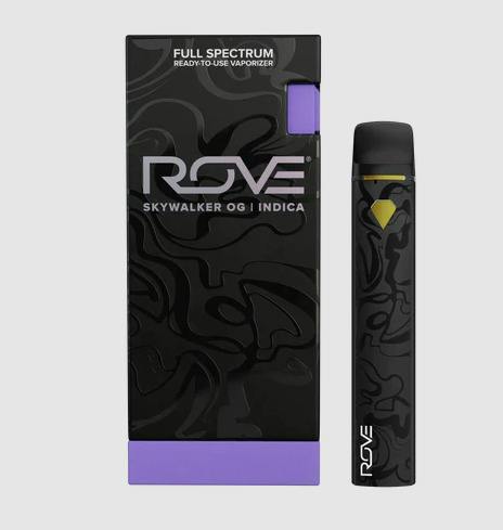 Skywalker OG | Disposable | Live Resin Diamonds | ROVE cannabis product