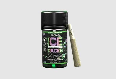 Purple Trainwreck | Ice Rosin + Diamonds + Ice Hash | Infused | ROVE cannabis product
