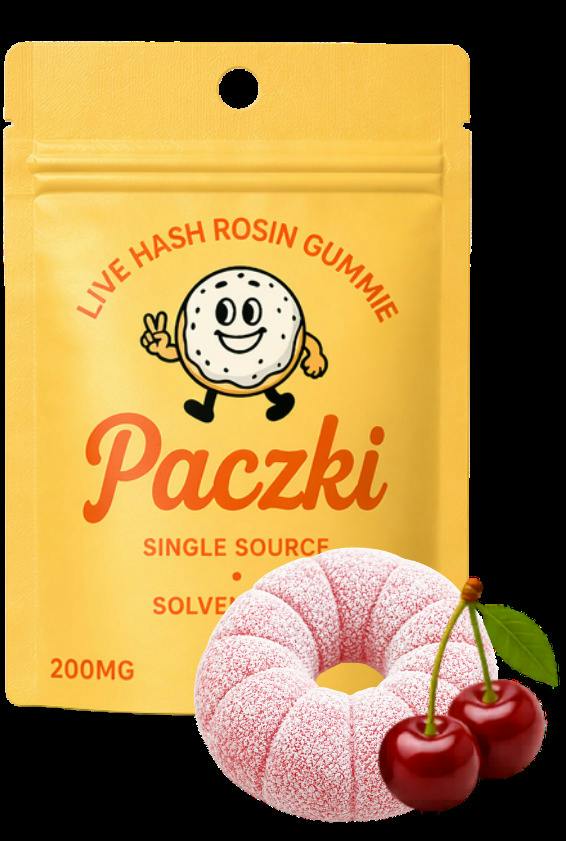Sour Cherry | 200mg x 1pk | Rosin Infused | Paczki