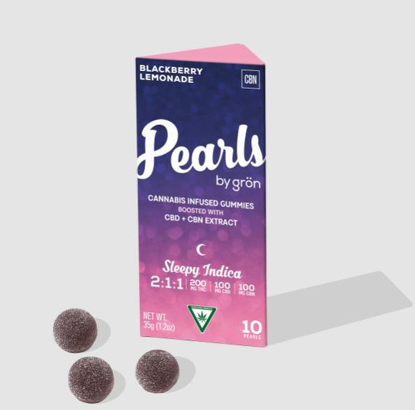 2:1:1 | Blackberry Lemonade | 20mg x THC x 10mg CBN x 10mg CBD | 10pk | Pearls