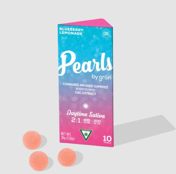 2:1 | Blueberry Lemonade | 20mg THC x 40mg CBG | 10pk | Pearls