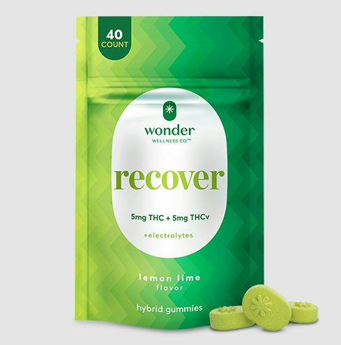 Lemon Lime + Electrolytes | 5mg THC x 5mg THCv | 40pk | Wonder Wellness Co.