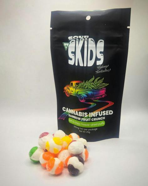 Sour Freeze Dried Skittles | 3mg x 33pk | Infused | Skids