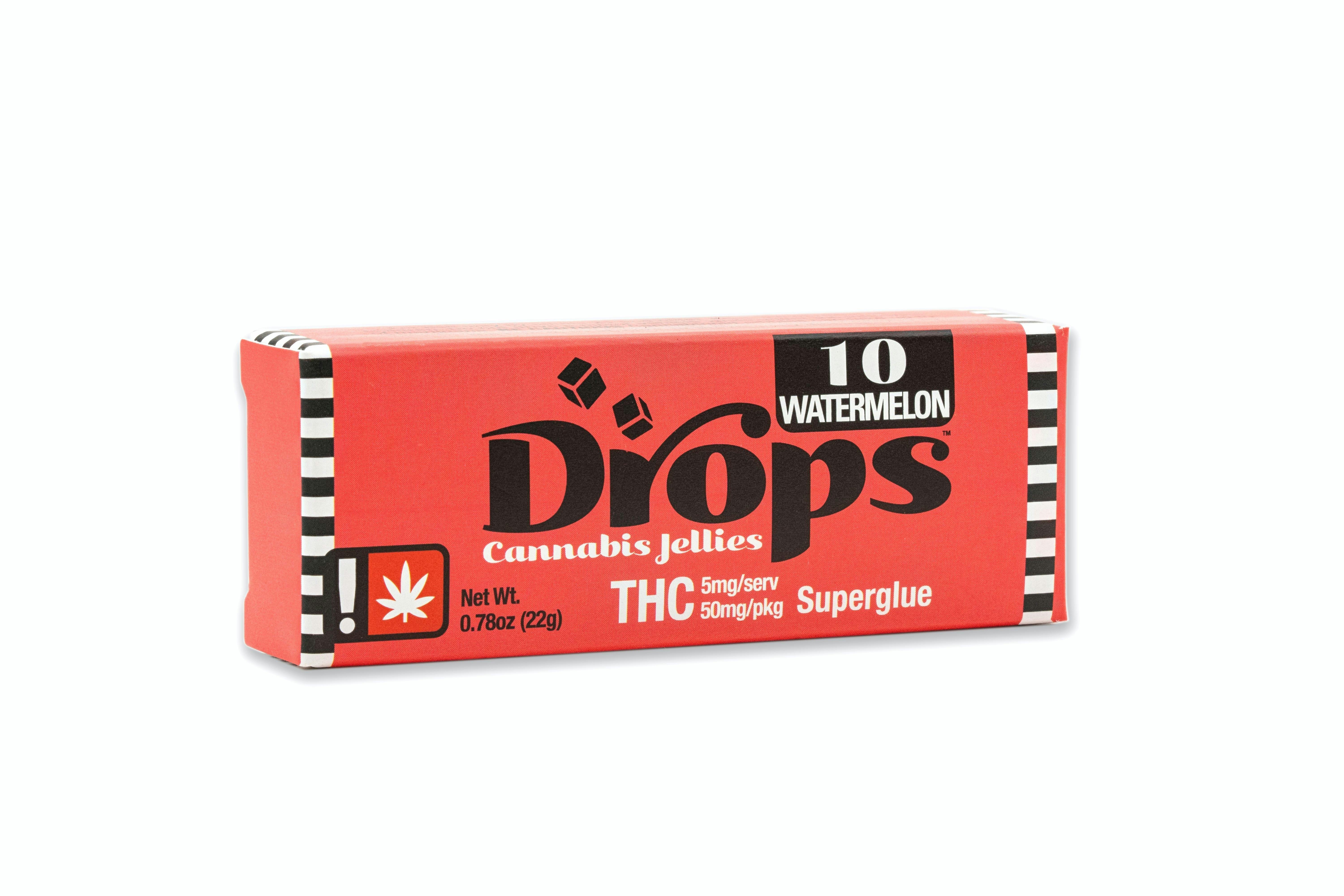 Drops | Watermelon Gummies | 100mg | 20ct | 5mg/ea by Drops