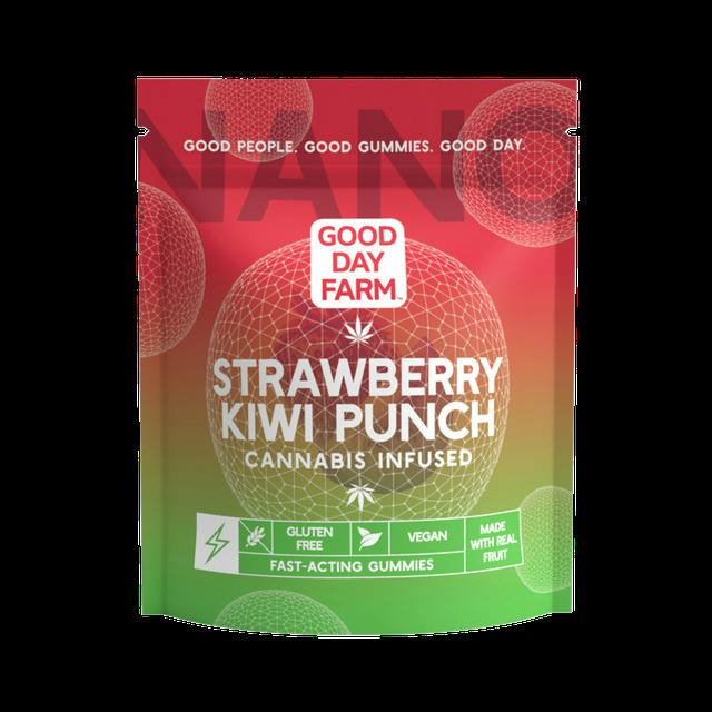 GDF: Fast-Acting Gummies | Strawberry Kiwi Punch | 100mg | 10pk