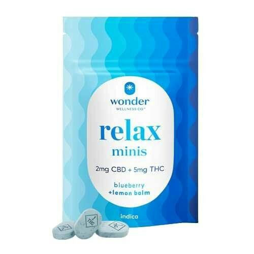 Wonder Blueberry Mini Ratioed Troches 5mg ea | 20-Pack | 5:2 THC:CBD
