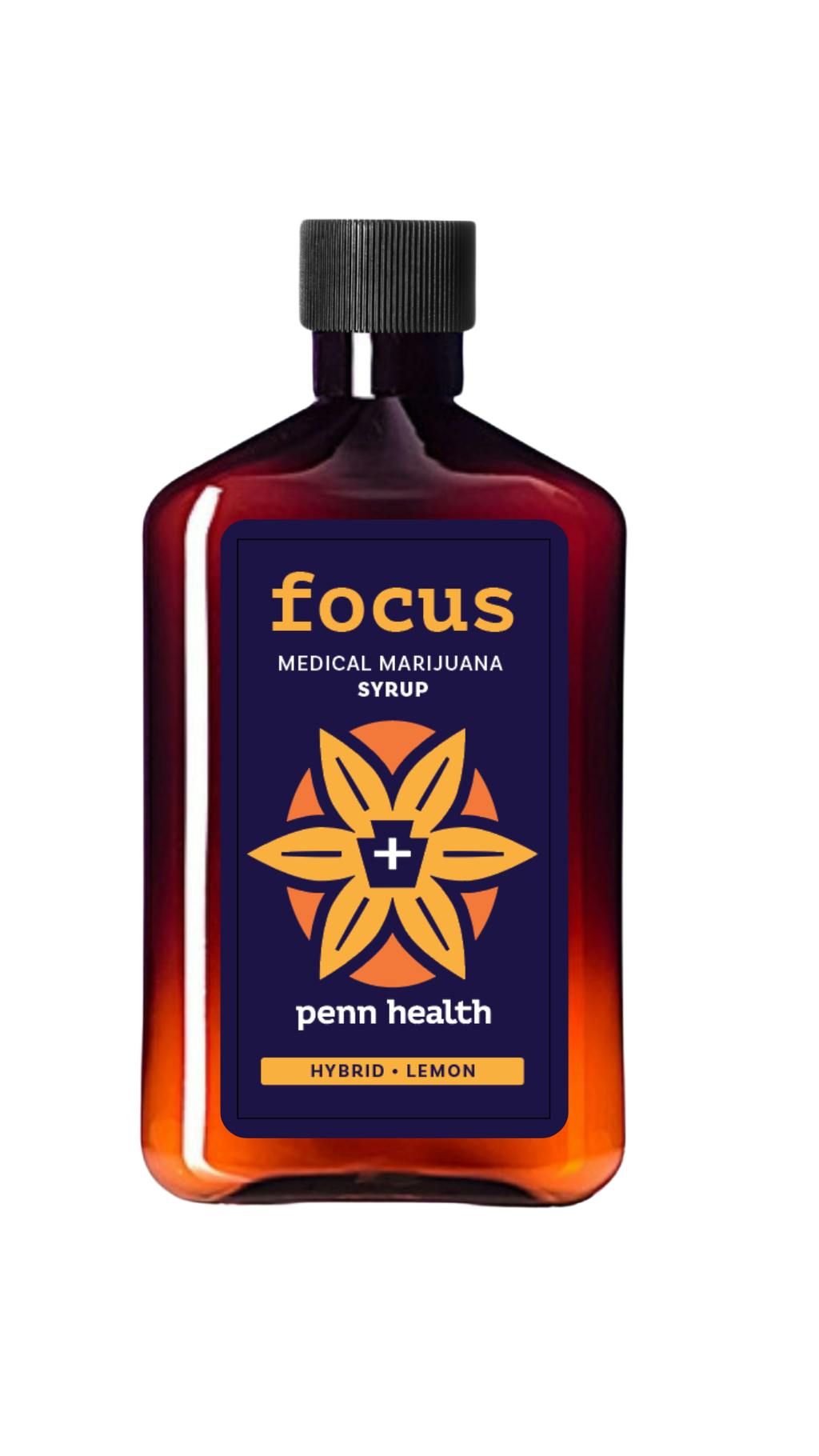 Penn Health Focus Lemon Ratioed Syrup 250mg | 1:1 THCV:THC