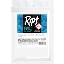 Ript Gummies Blazed Blue Raz 100mg