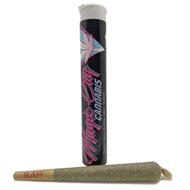 Magic City Cannabis - Bubble Hash Joint Triple Threat Sherbert 1g